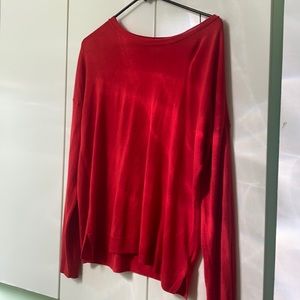 Red light sweater
